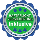 Siegel für die Hafpflichtversicherung der Büroreinigung Hamburg